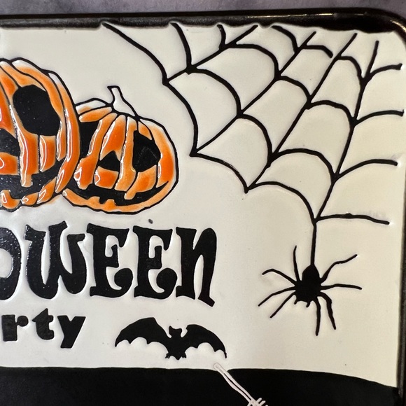 Halloween Party Skeleton Music Band Salad Plate Guitar Banjo Trumpet Violin - Picture 8 of 11